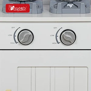 Chef Pretend Cooking Wooden Play Kitchen with Real Lights & Sounds W10C823B